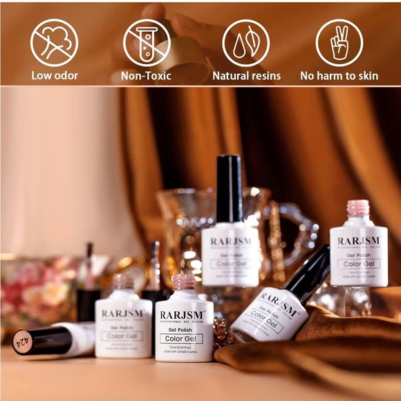 Glitter Pink and Cream Press-On Nails - Picture 2 of 9